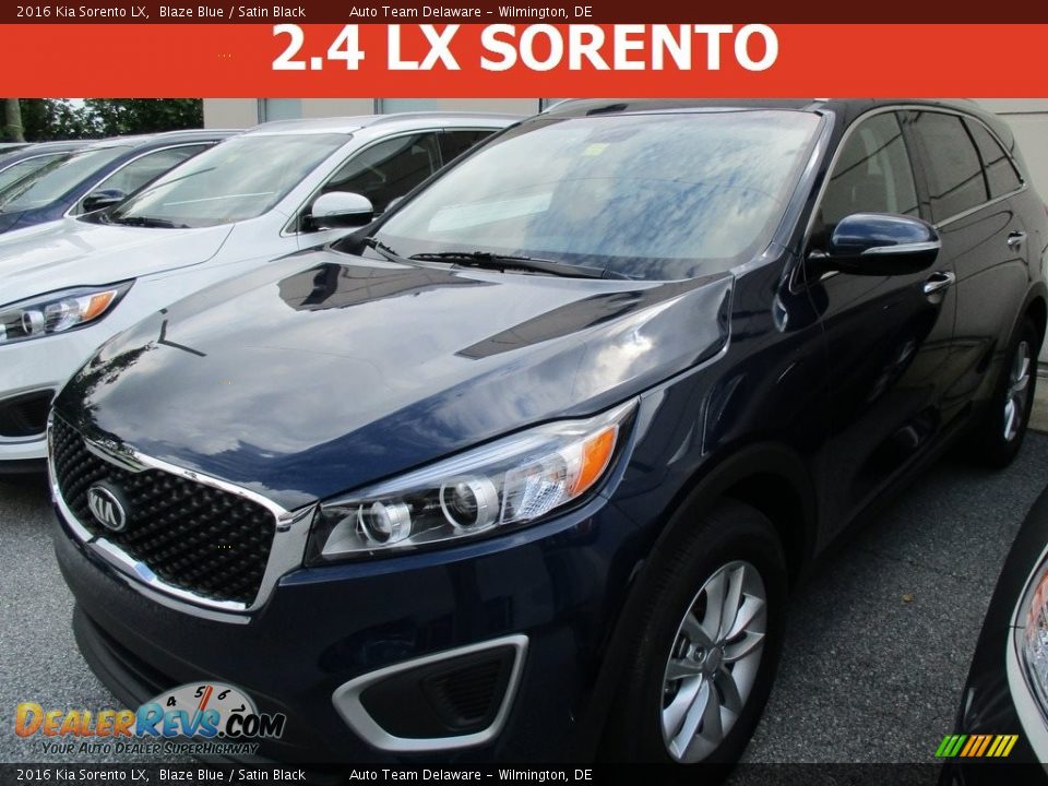 2016 Kia Sorento LX Blaze Blue / Satin Black Photo #1