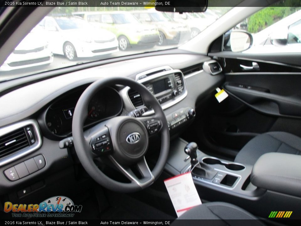 2016 Kia Sorento LX Blaze Blue / Satin Black Photo #6