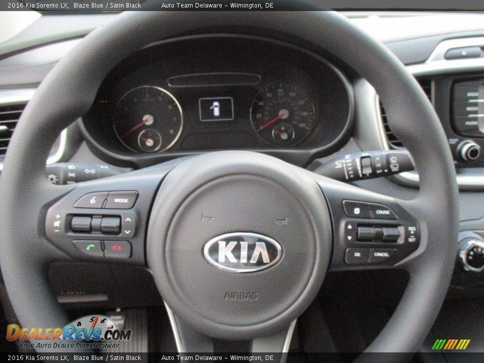 2016 Kia Sorento LX Blaze Blue / Satin Black Photo #7