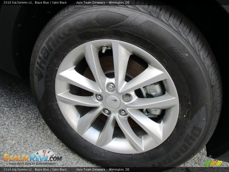 2016 Kia Sorento LX Blaze Blue / Satin Black Photo #11