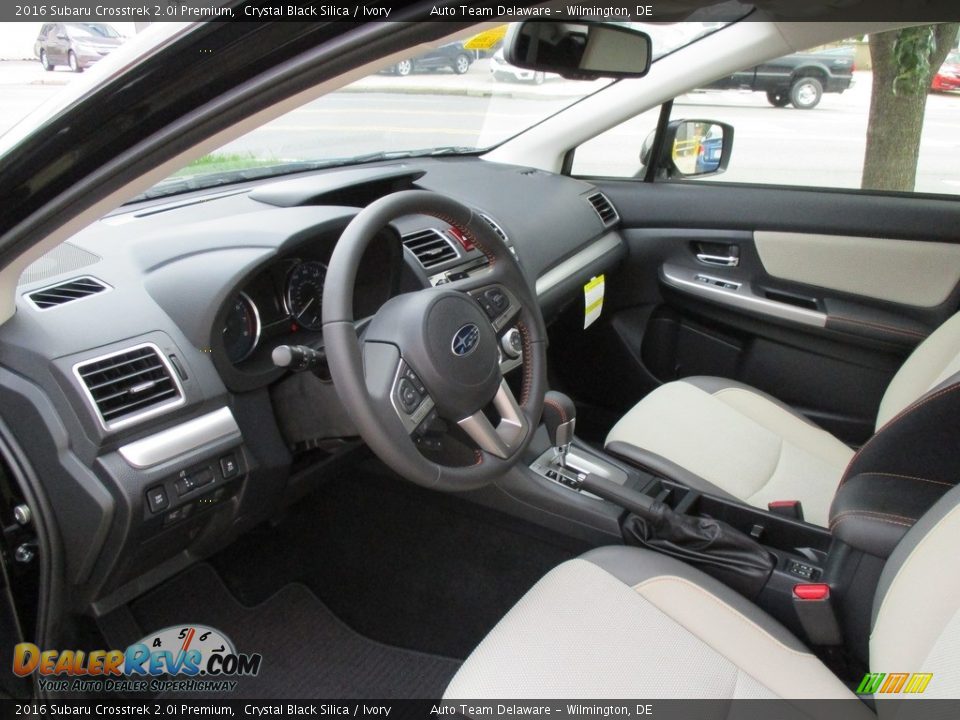 Ivory Interior - 2016 Subaru Crosstrek 2.0i Premium Photo #6