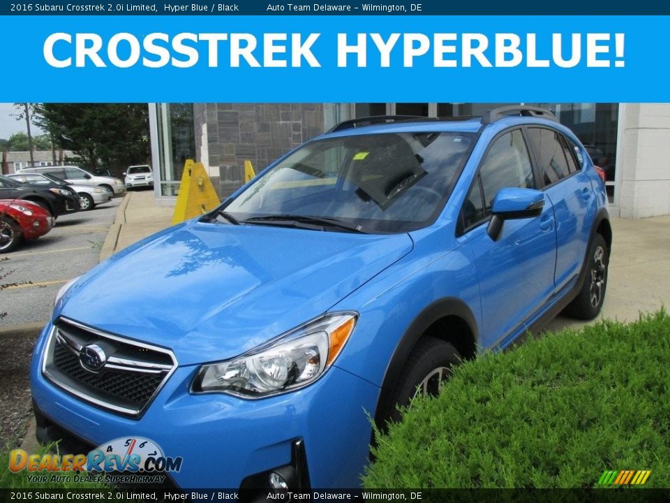2016 Subaru Crosstrek 2.0i Limited Hyper Blue / Black Photo #1