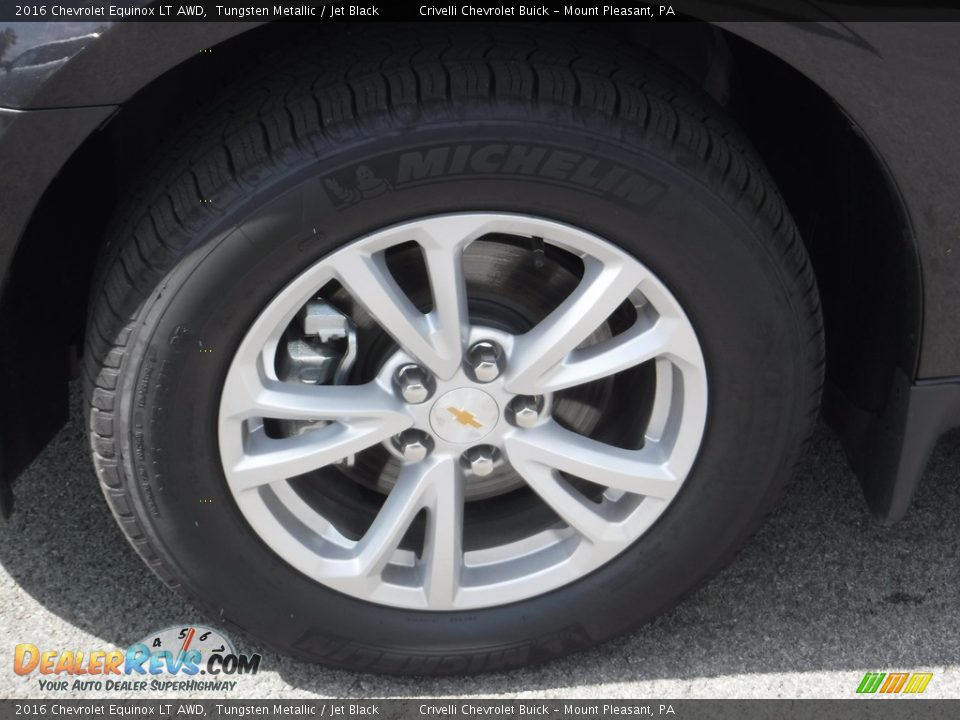 2016 Chevrolet Equinox LT AWD Tungsten Metallic / Jet Black Photo #3