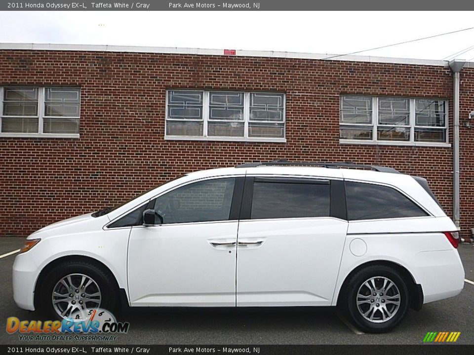2011 Honda Odyssey EX-L Taffeta White / Gray Photo #2