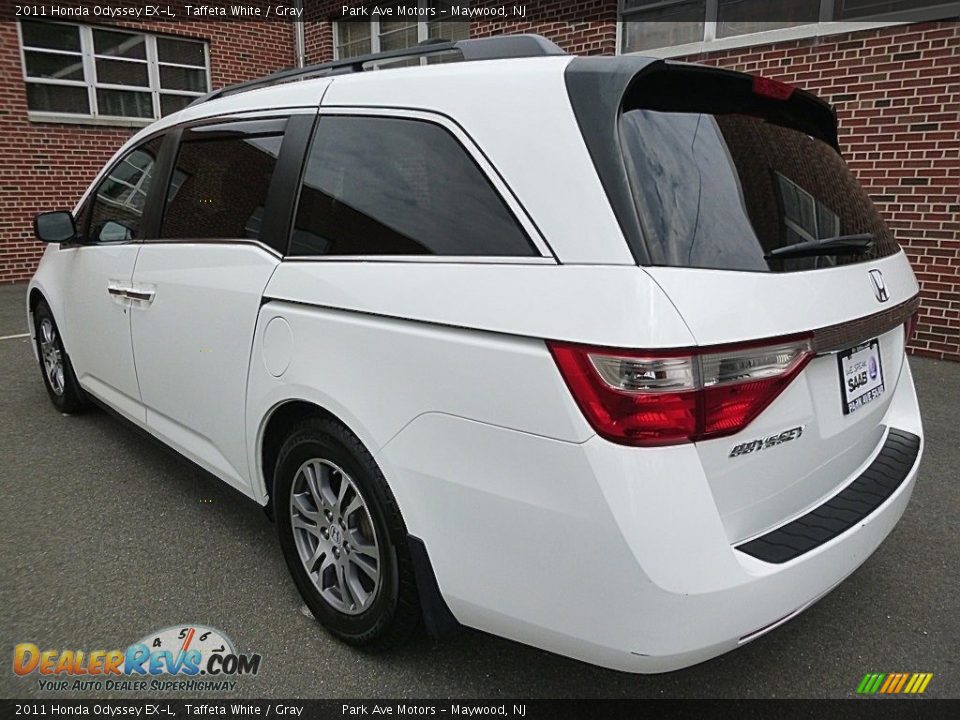 2011 Honda Odyssey EX-L Taffeta White / Gray Photo #3