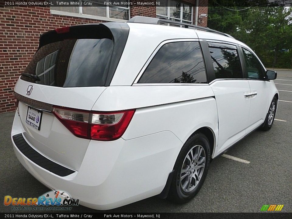 2011 Honda Odyssey EX-L Taffeta White / Gray Photo #5