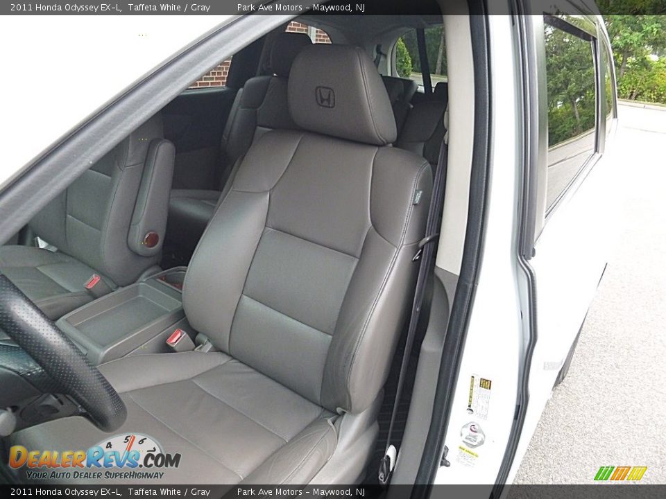 2011 Honda Odyssey EX-L Taffeta White / Gray Photo #11