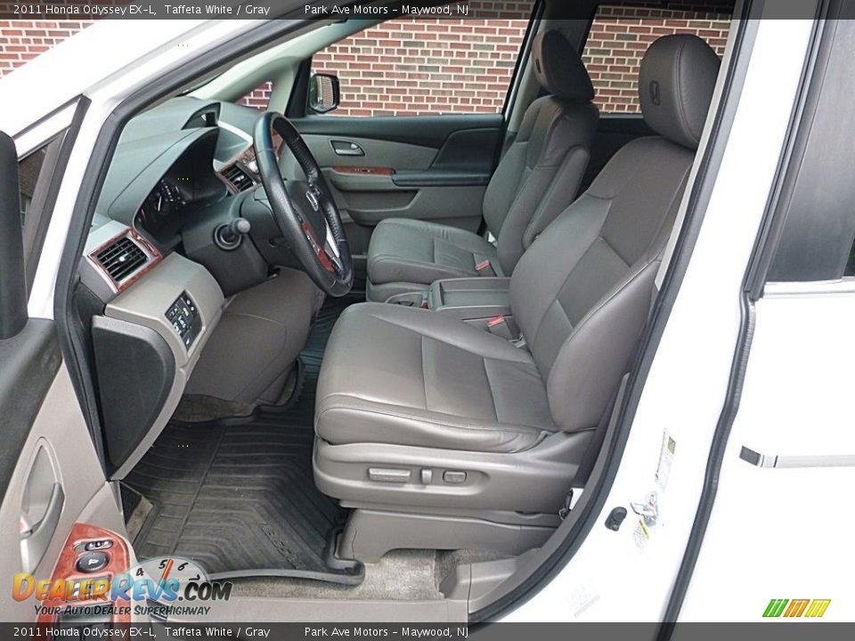 2011 Honda Odyssey EX-L Taffeta White / Gray Photo #12