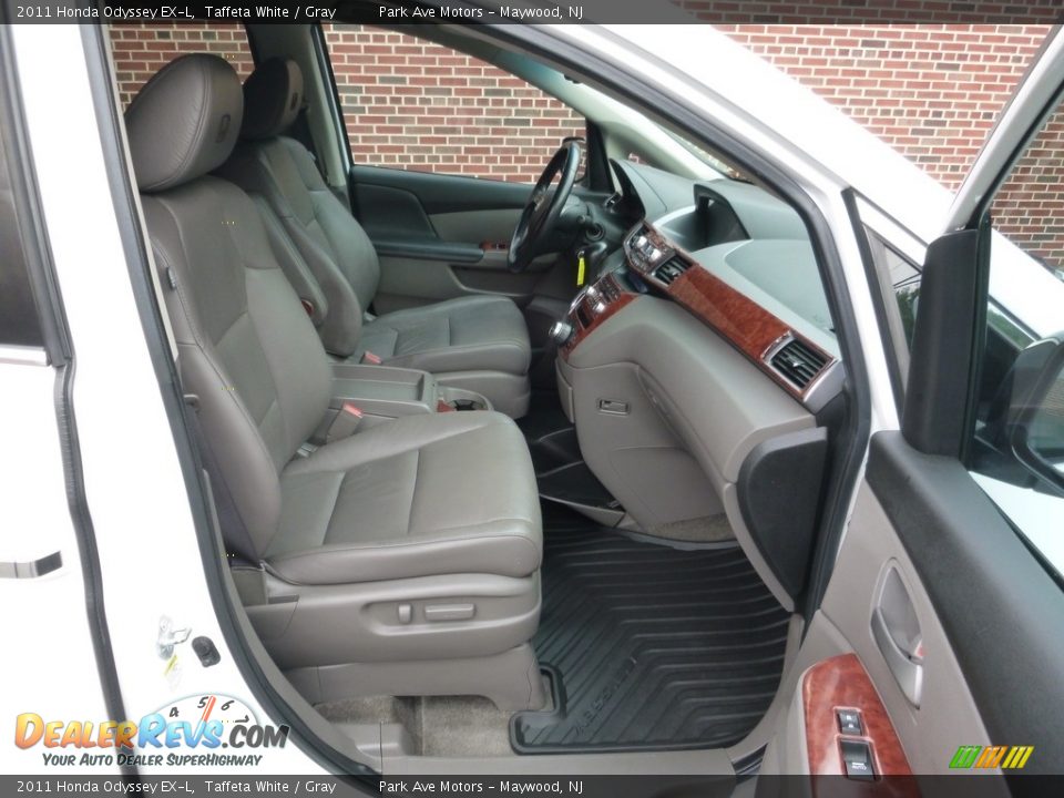 2011 Honda Odyssey EX-L Taffeta White / Gray Photo #20