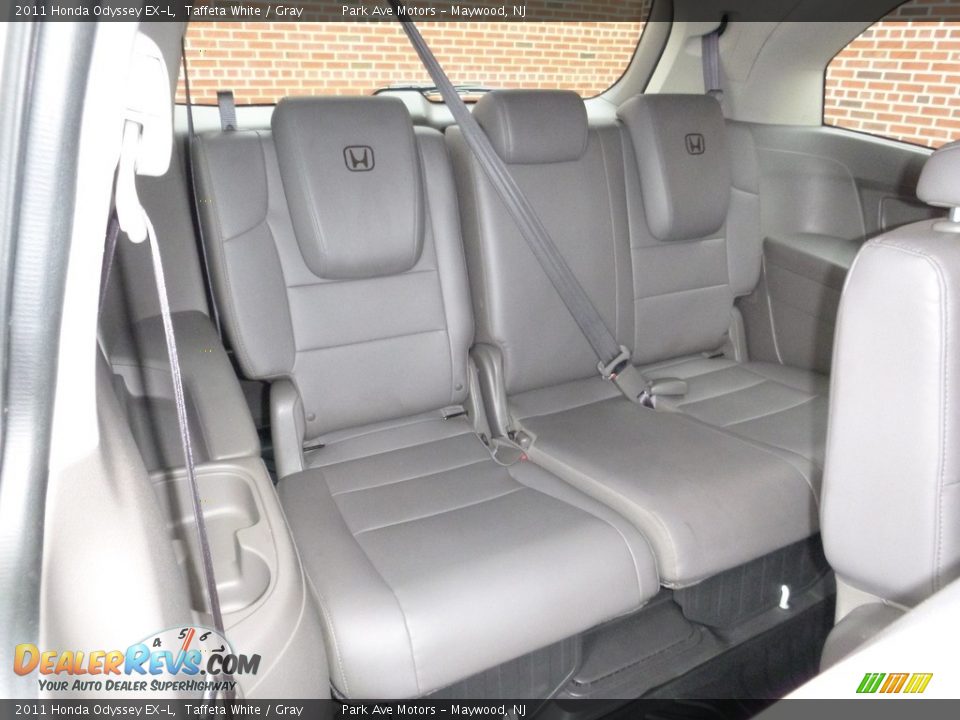 2011 Honda Odyssey EX-L Taffeta White / Gray Photo #23