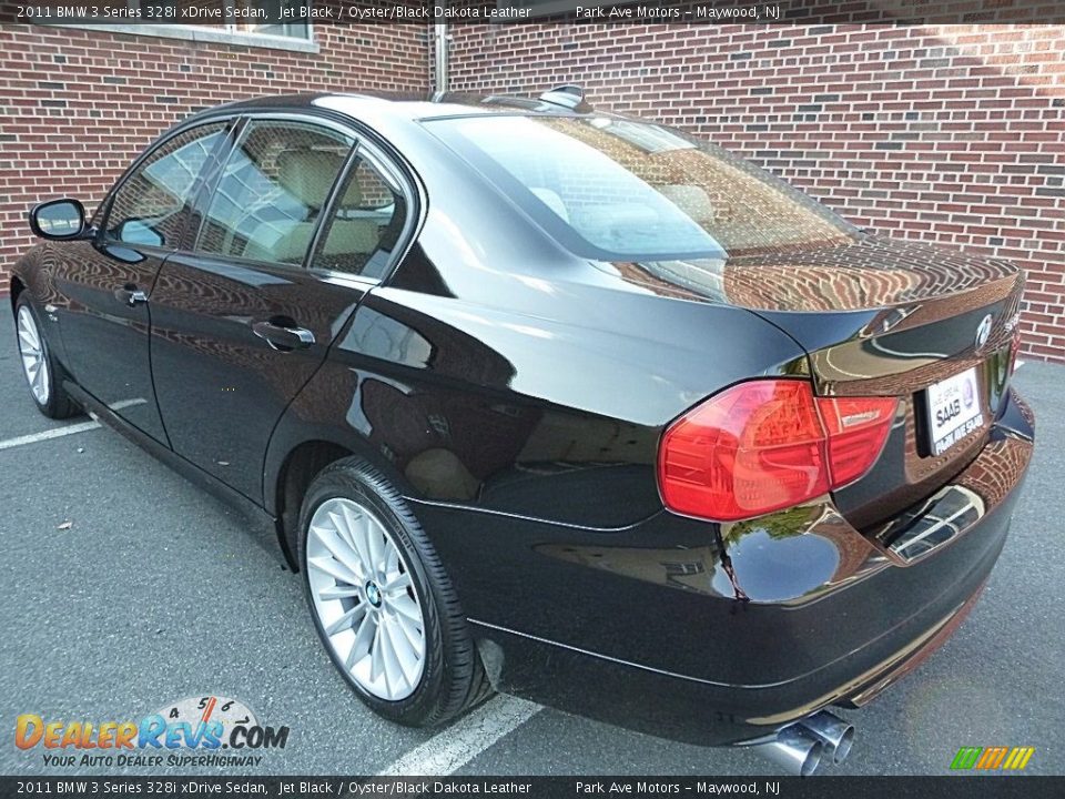 2011 BMW 3 Series 328i xDrive Sedan Jet Black / Oyster/Black Dakota Leather Photo #3