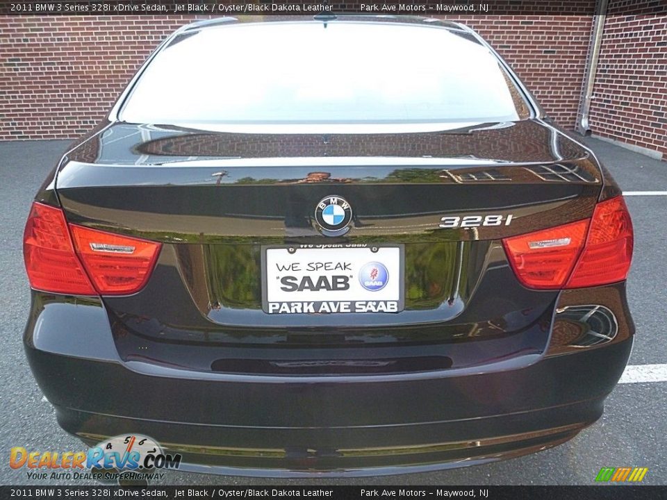 2011 BMW 3 Series 328i xDrive Sedan Jet Black / Oyster/Black Dakota Leather Photo #4