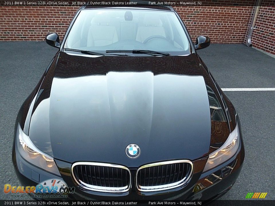 2011 BMW 3 Series 328i xDrive Sedan Jet Black / Oyster/Black Dakota Leather Photo #9