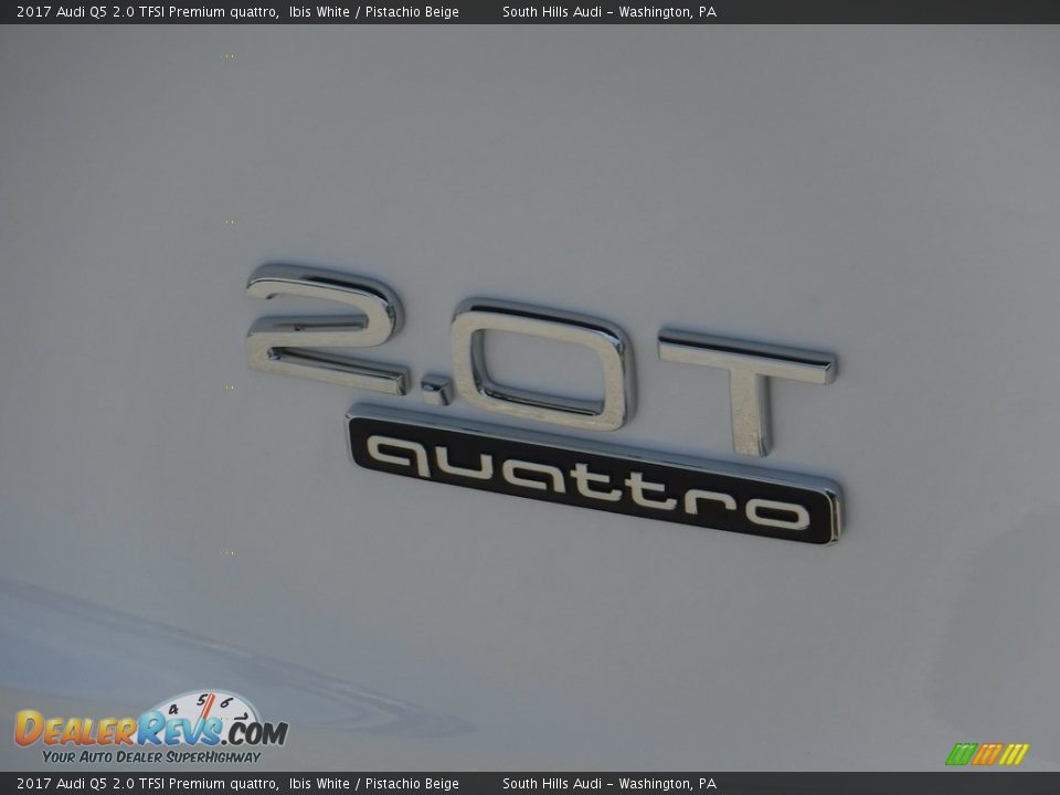 2017 Audi Q5 2.0 TFSI Premium quattro Ibis White / Pistachio Beige Photo #13