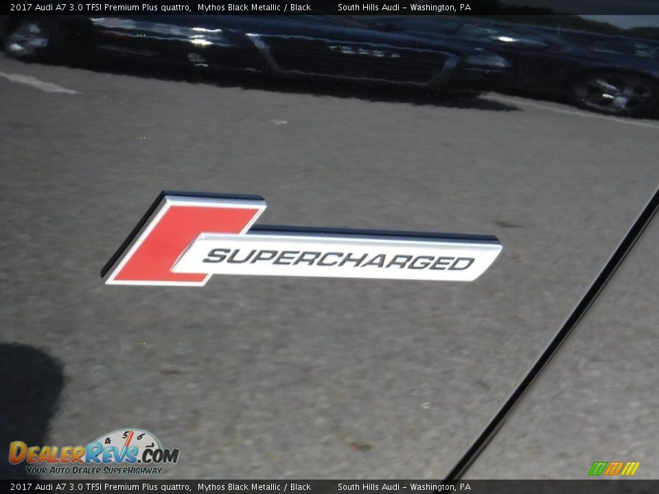 2017 Audi A7 3.0 TFSI Premium Plus quattro Mythos Black Metallic / Black Photo #3