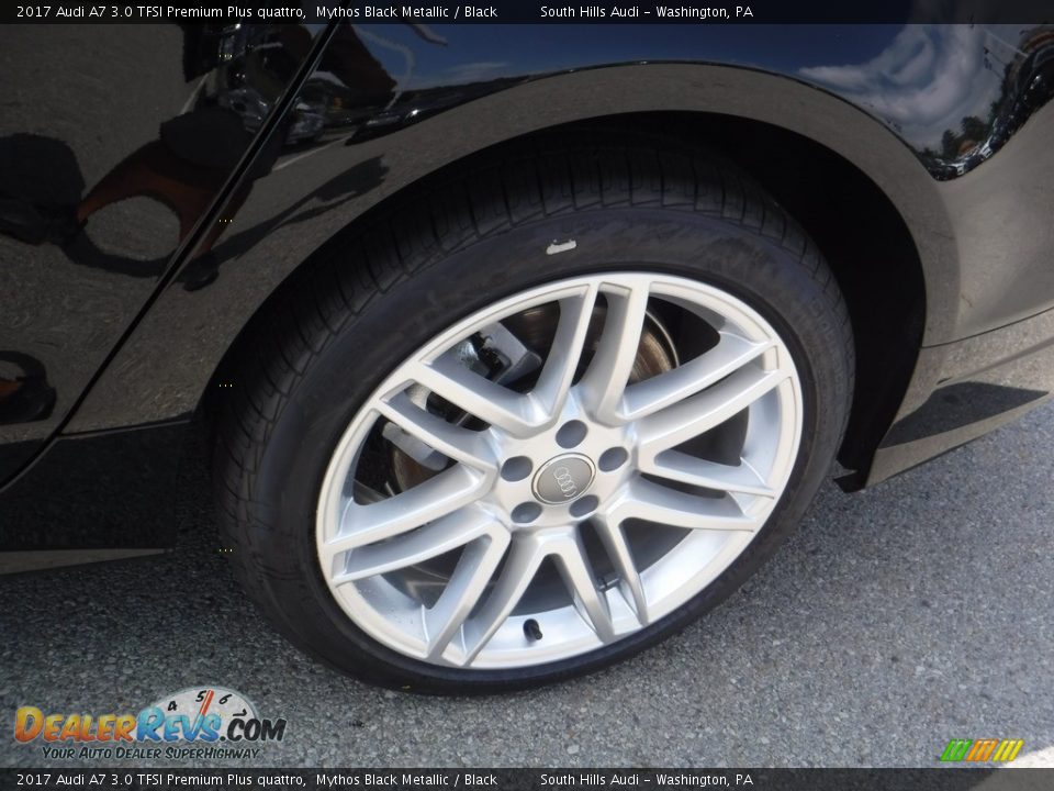 2017 Audi A7 3.0 TFSI Premium Plus quattro Mythos Black Metallic / Black Photo #5