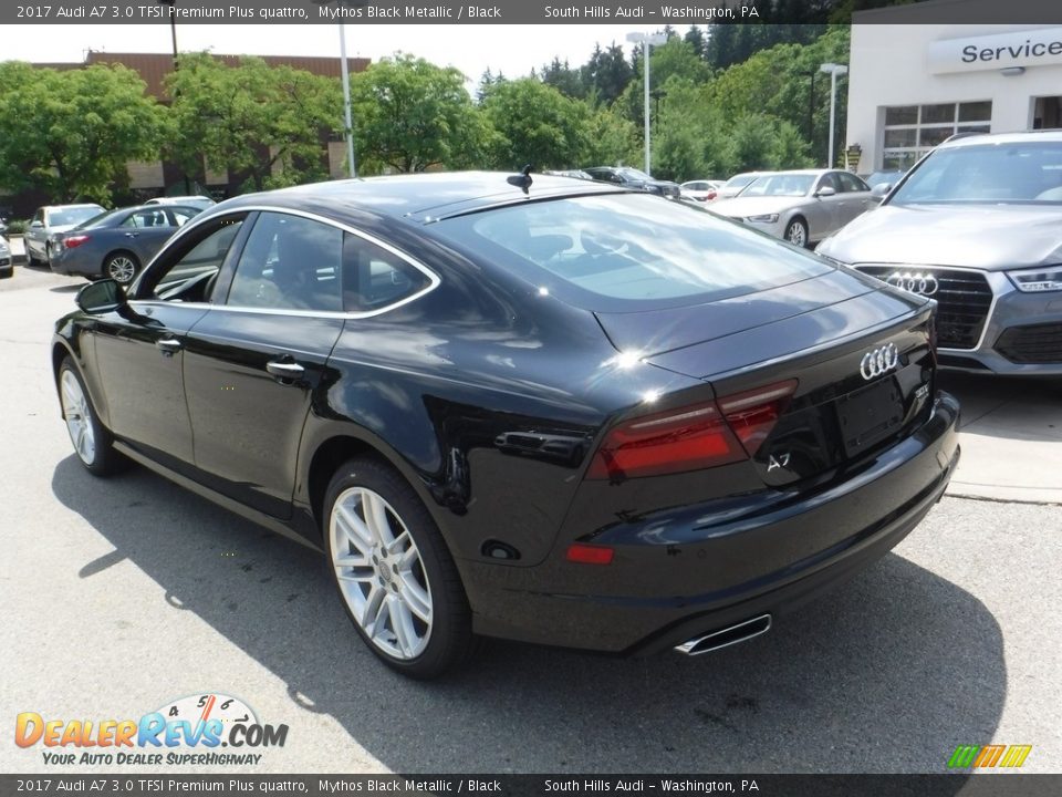2017 Audi A7 3.0 TFSI Premium Plus quattro Mythos Black Metallic / Black Photo #16
