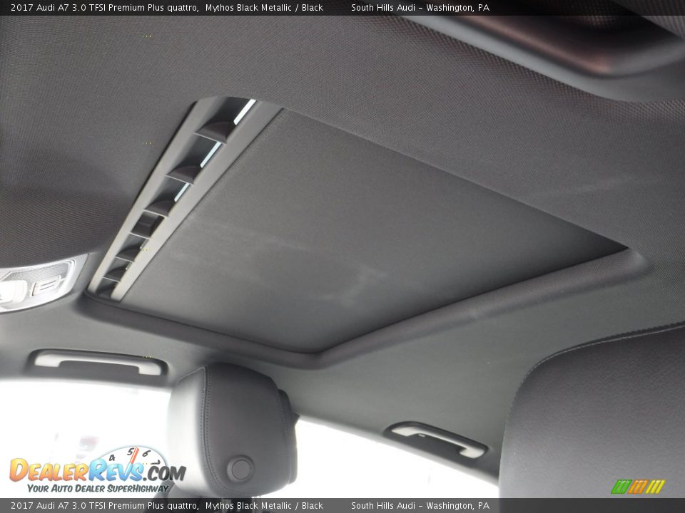 2017 Audi A7 3.0 TFSI Premium Plus quattro Mythos Black Metallic / Black Photo #18