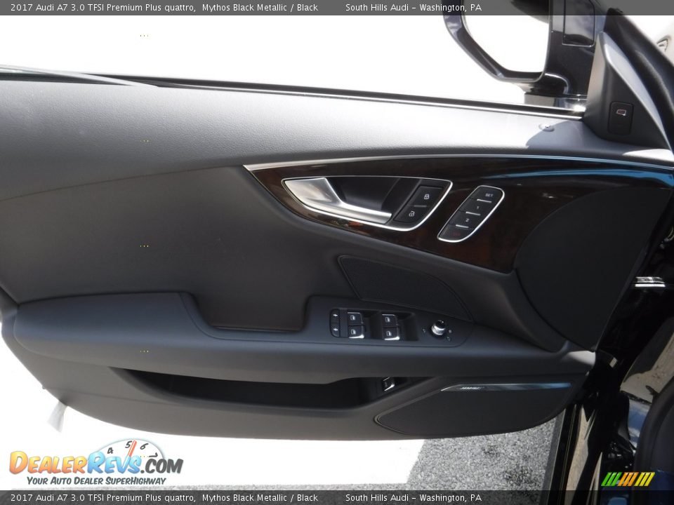 2017 Audi A7 3.0 TFSI Premium Plus quattro Mythos Black Metallic / Black Photo #19
