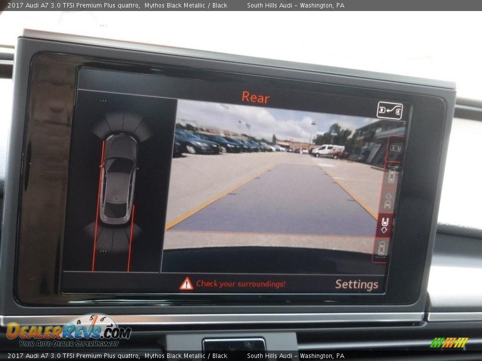 2017 Audi A7 3.0 TFSI Premium Plus quattro Mythos Black Metallic / Black Photo #23
