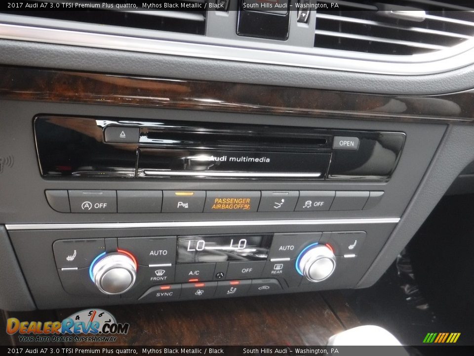 2017 Audi A7 3.0 TFSI Premium Plus quattro Mythos Black Metallic / Black Photo #24