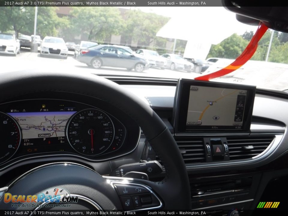 2017 Audi A7 3.0 TFSI Premium Plus quattro Mythos Black Metallic / Black Photo #29