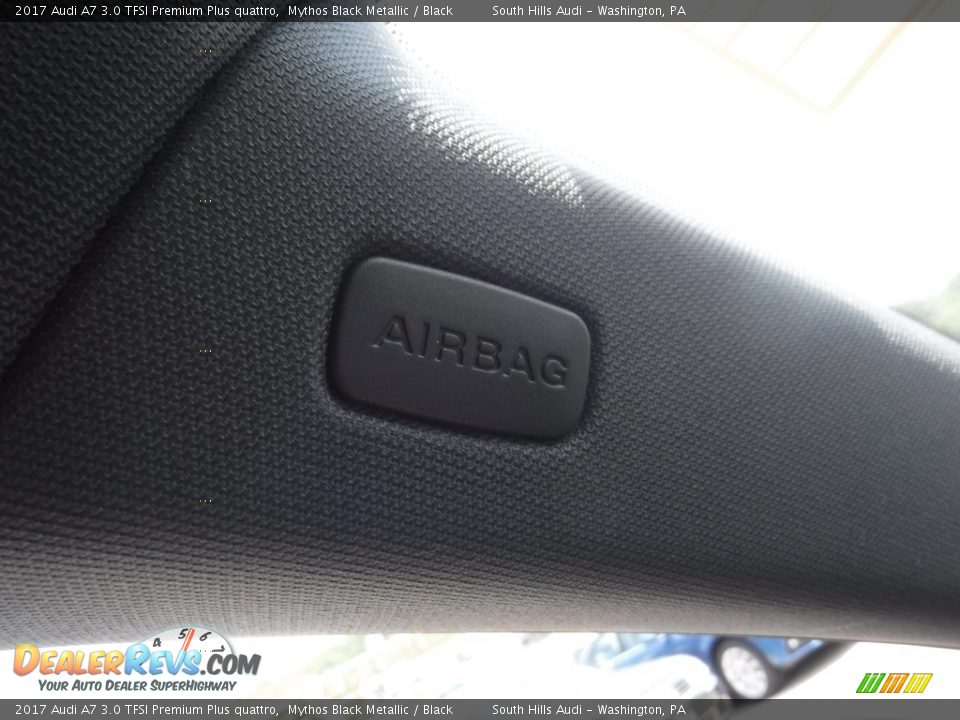 2017 Audi A7 3.0 TFSI Premium Plus quattro Mythos Black Metallic / Black Photo #30