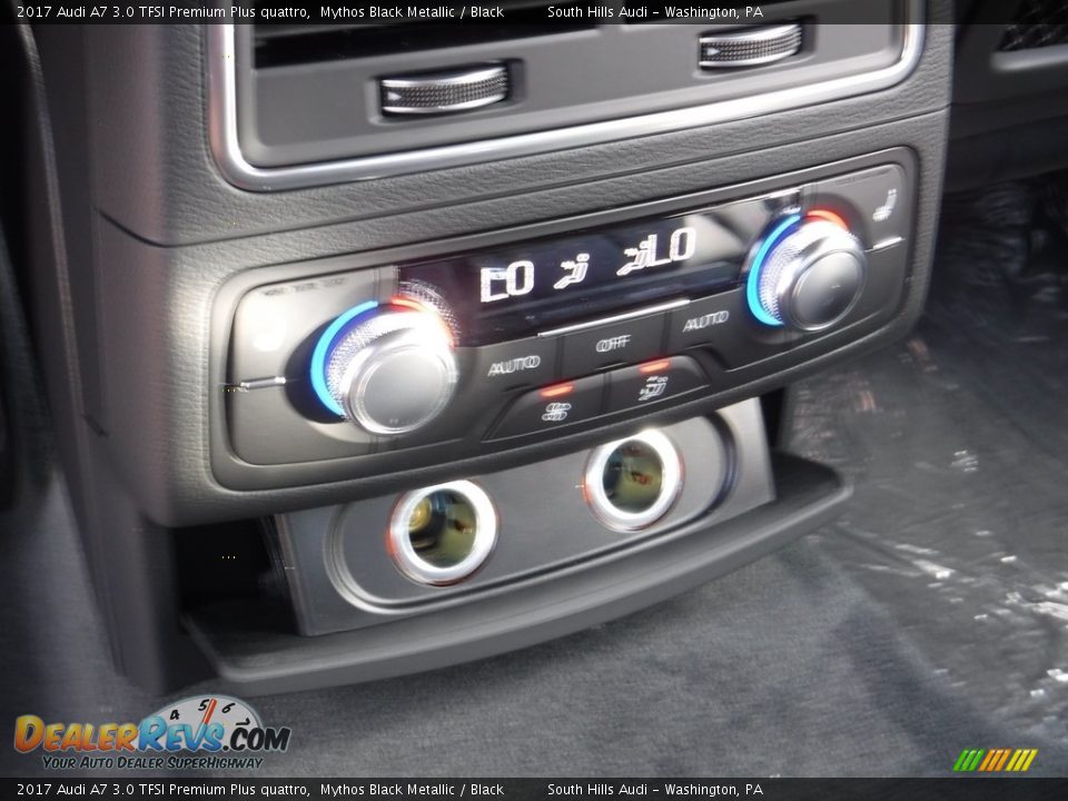 2017 Audi A7 3.0 TFSI Premium Plus quattro Mythos Black Metallic / Black Photo #32