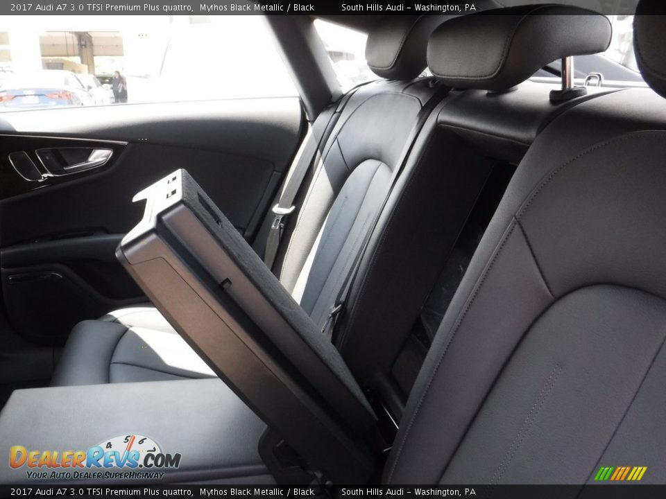2017 Audi A7 3.0 TFSI Premium Plus quattro Mythos Black Metallic / Black Photo #33