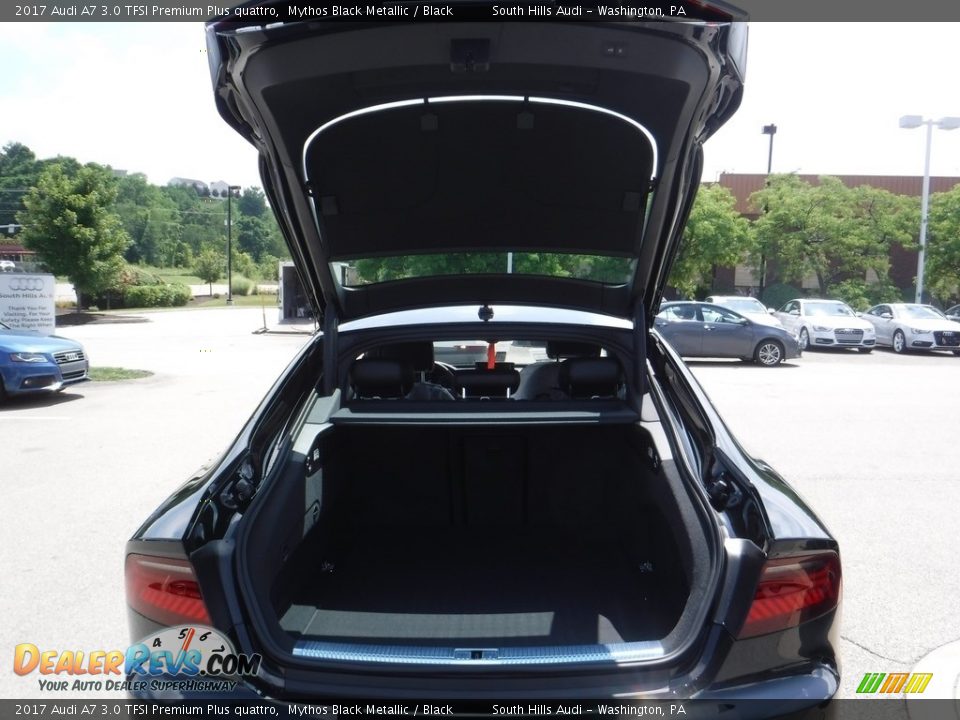 2017 Audi A7 3.0 TFSI Premium Plus quattro Mythos Black Metallic / Black Photo #34