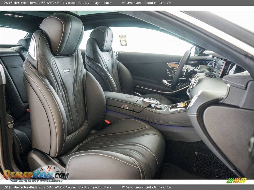 2016 Mercedes-Benz S 63 AMG 4Matic Coupe Black / designo Black Photo #2
