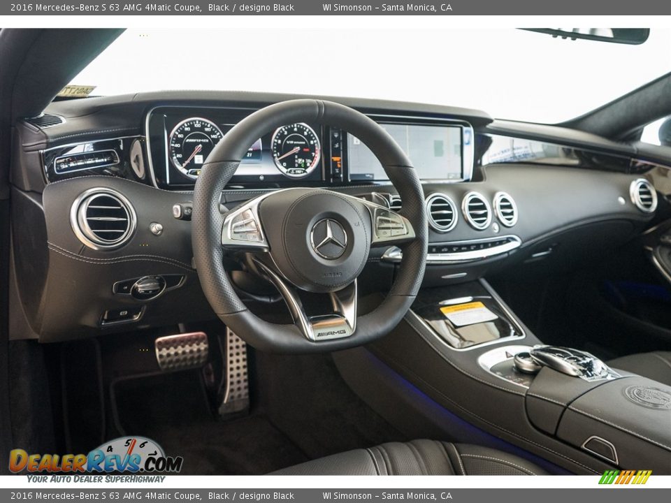 2016 Mercedes-Benz S 63 AMG 4Matic Coupe Black / designo Black Photo #5