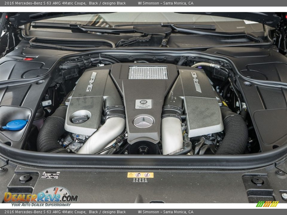 2016 Mercedes-Benz S 63 AMG 4Matic Coupe Black / designo Black Photo #9