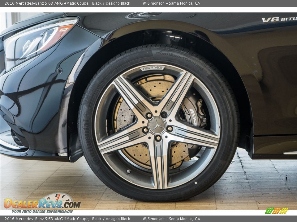 2016 Mercedes-Benz S 63 AMG 4Matic Coupe Black / designo Black Photo #10