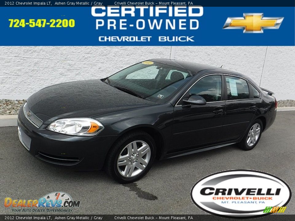 2012 Chevrolet Impala LT Ashen Gray Metallic / Gray Photo #1