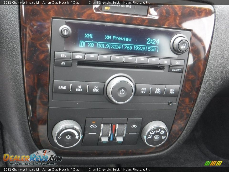 2012 Chevrolet Impala LT Ashen Gray Metallic / Gray Photo #17
