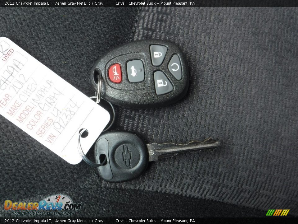 2012 Chevrolet Impala LT Ashen Gray Metallic / Gray Photo #26