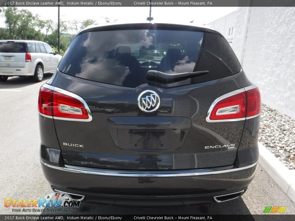 2017 Buick Enclave Leather AWD Iridium Metallic / Ebony/Ebony Photo #6