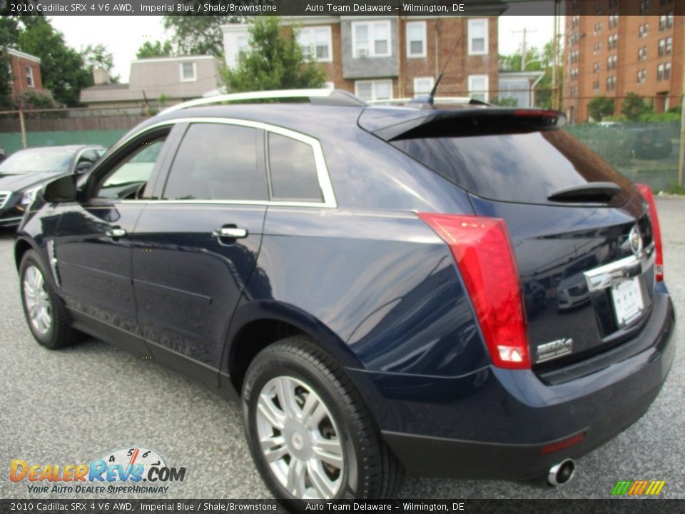 2010 Cadillac SRX 4 V6 AWD Imperial Blue / Shale/Brownstone Photo #4