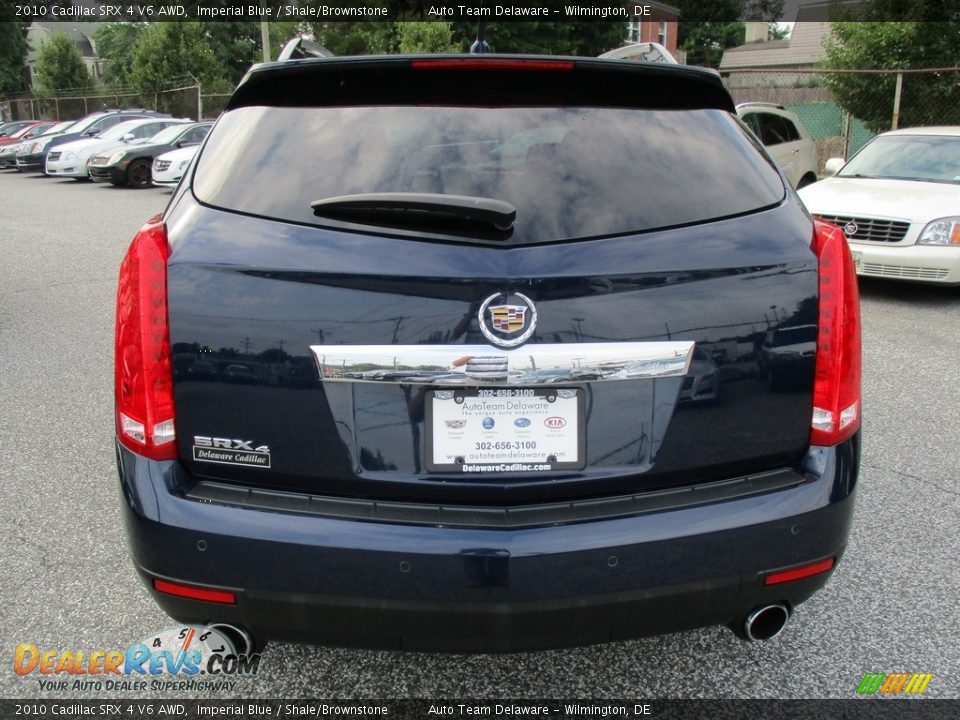 2010 Cadillac SRX 4 V6 AWD Imperial Blue / Shale/Brownstone Photo #5