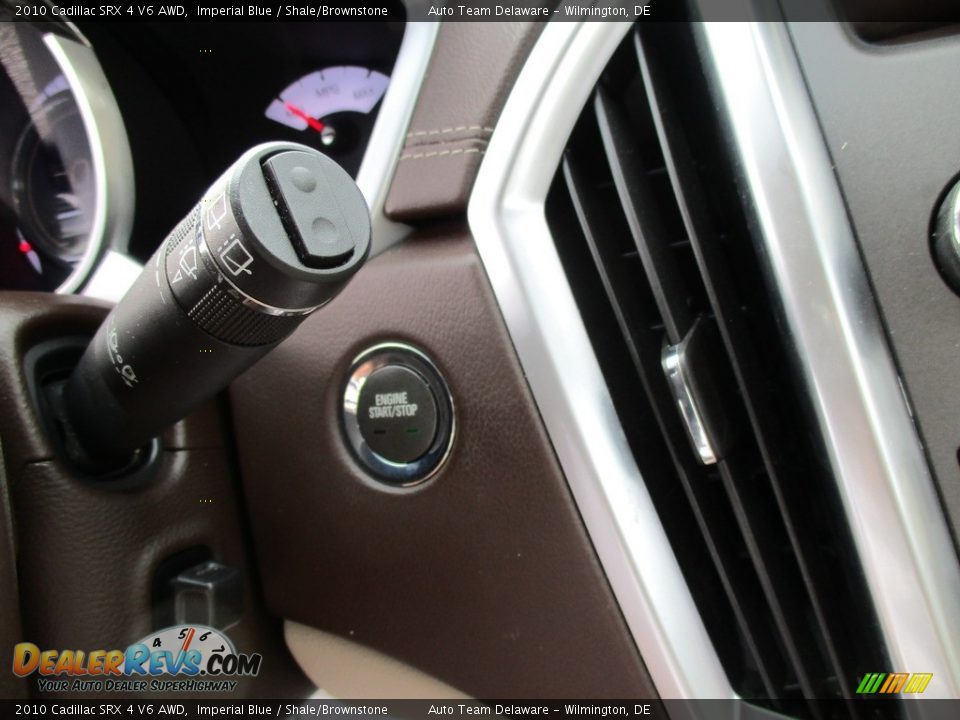 2010 Cadillac SRX 4 V6 AWD Imperial Blue / Shale/Brownstone Photo #28