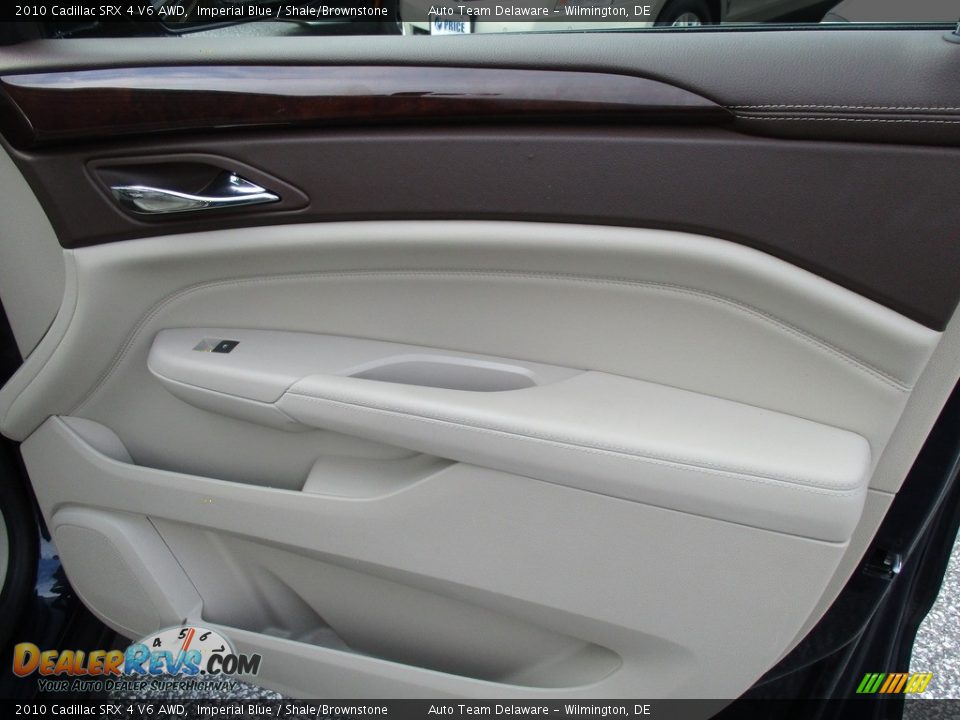2010 Cadillac SRX 4 V6 AWD Imperial Blue / Shale/Brownstone Photo #33