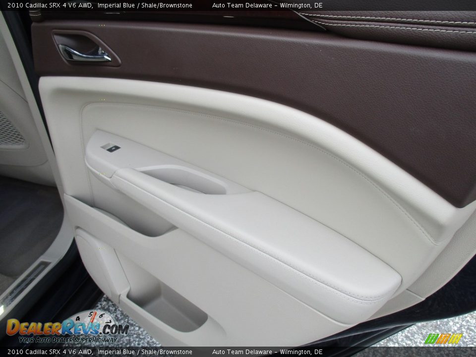 2010 Cadillac SRX 4 V6 AWD Imperial Blue / Shale/Brownstone Photo #35