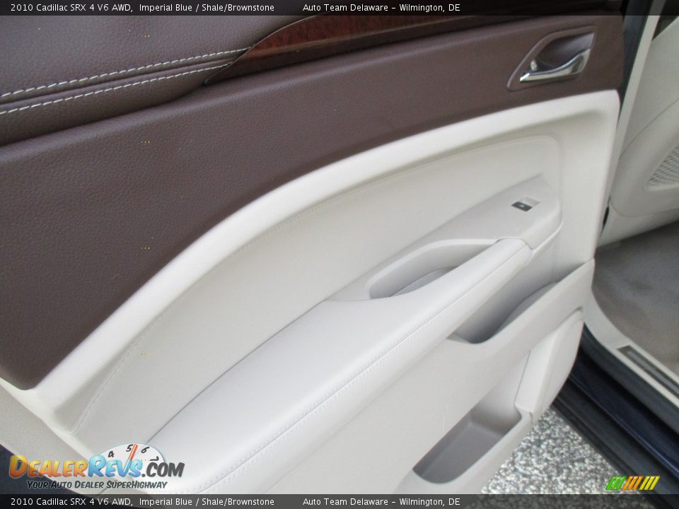 2010 Cadillac SRX 4 V6 AWD Imperial Blue / Shale/Brownstone Photo #36