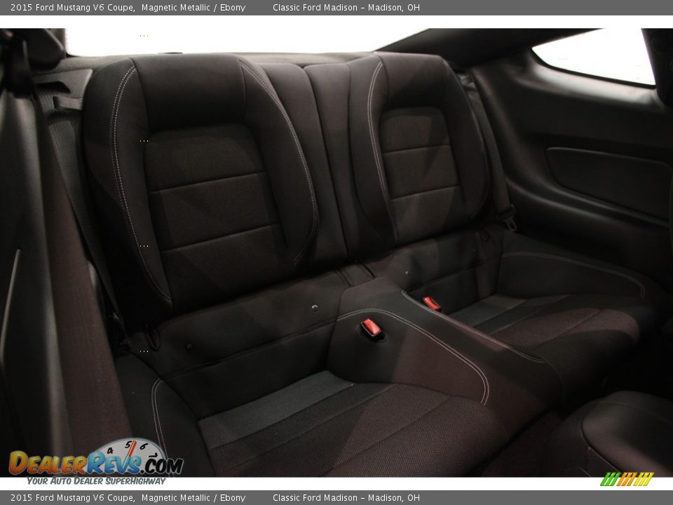 2015 Ford Mustang V6 Coupe Magnetic Metallic / Ebony Photo #12