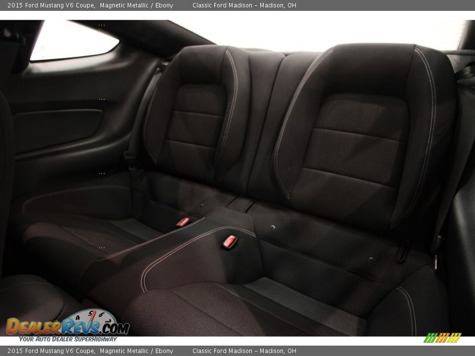 2015 Ford Mustang V6 Coupe Magnetic Metallic / Ebony Photo #13