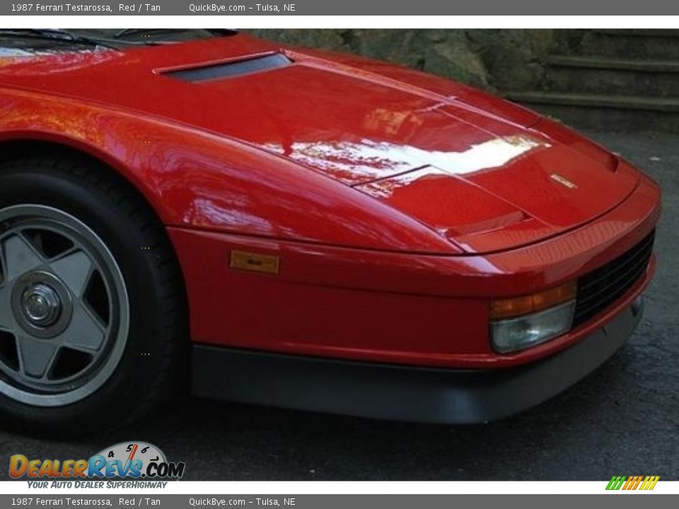 1987 Ferrari Testarossa Red / Tan Photo #6