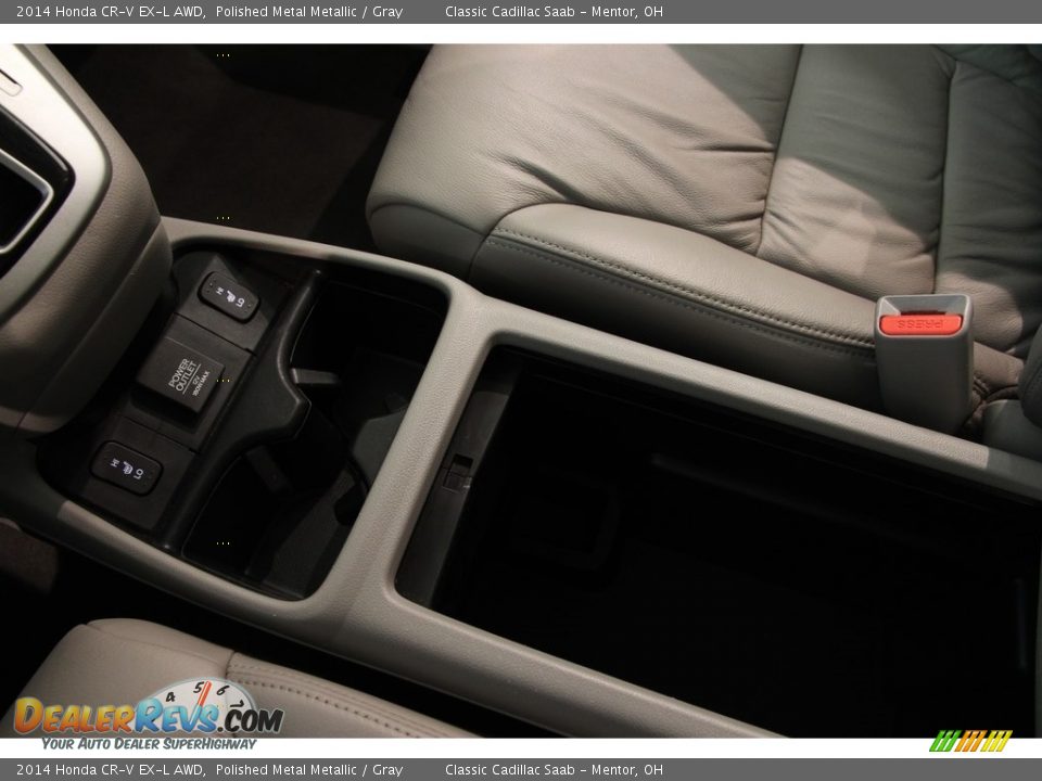 2014 Honda CR-V EX-L AWD Polished Metal Metallic / Gray Photo #17