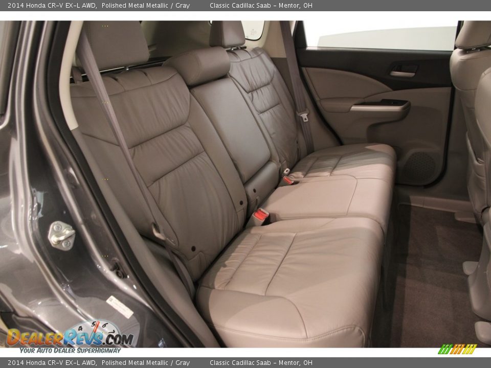 2014 Honda CR-V EX-L AWD Polished Metal Metallic / Gray Photo #21