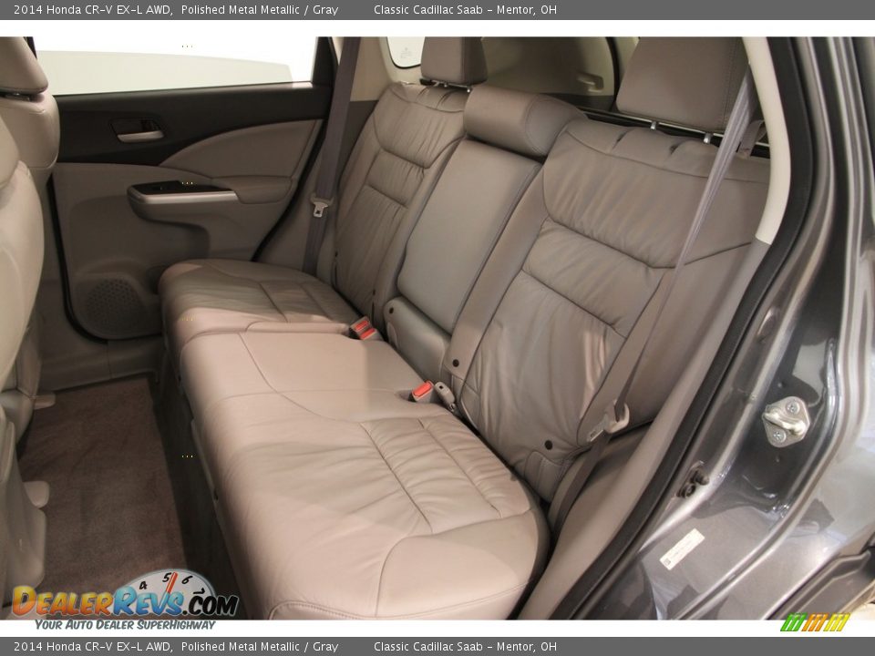 2014 Honda CR-V EX-L AWD Polished Metal Metallic / Gray Photo #22